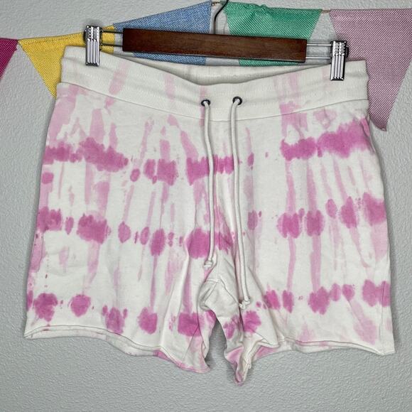 NWT Threads 4 Thought Pink White Tie Dye Lounge Shorts | S - Picture 1 of 5